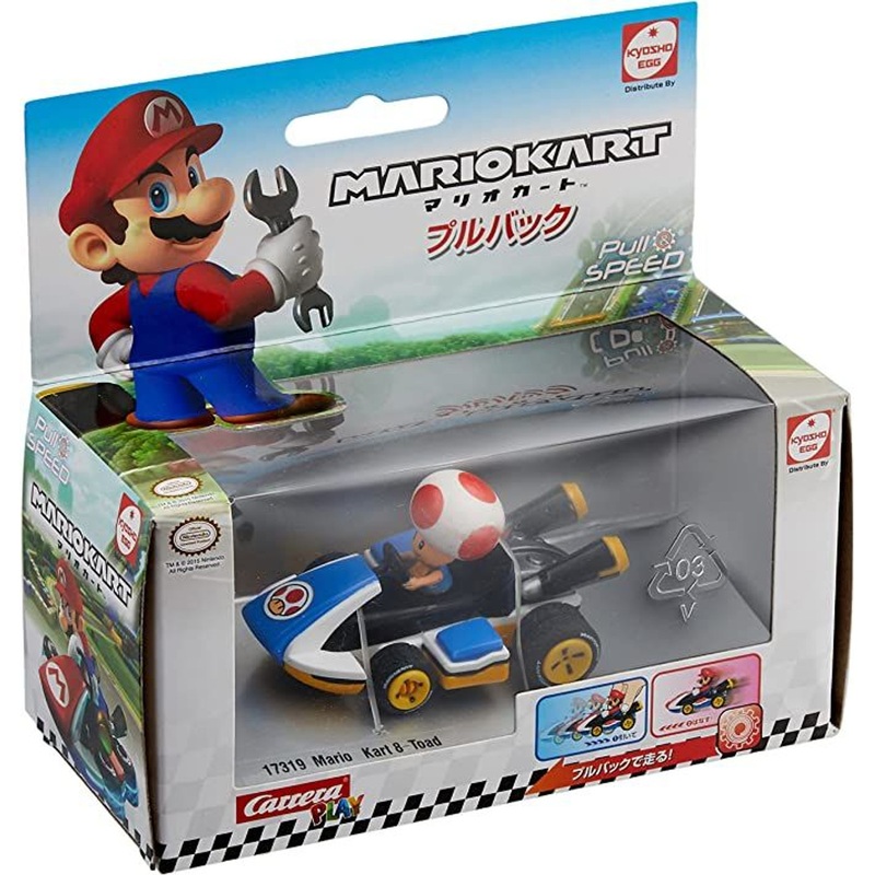 Kyosho Mario Kart 8 Pullback Toad (BOX PKG)