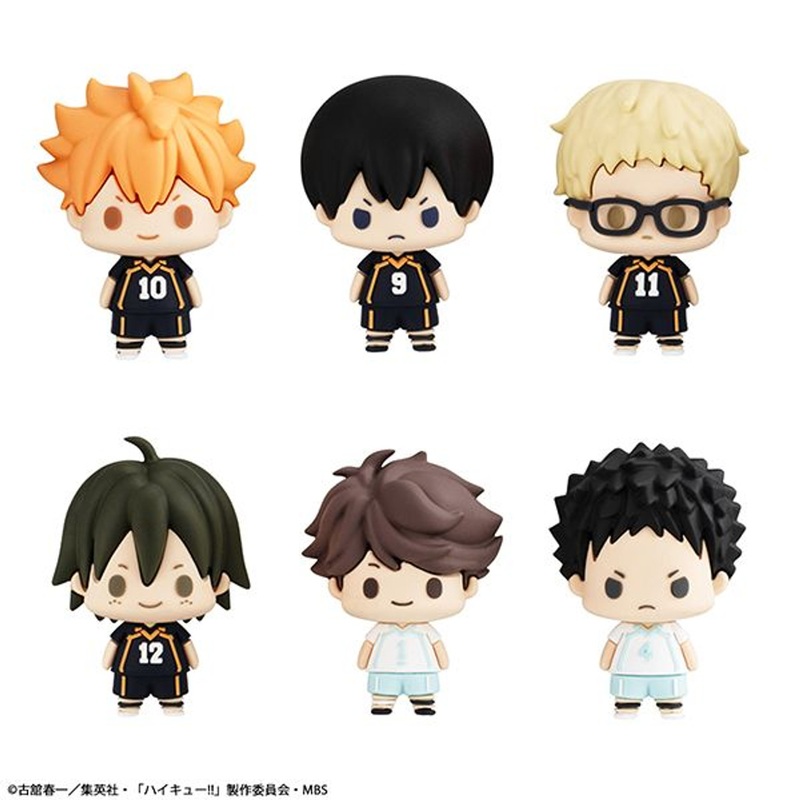 Megahouse Chokorin Mascot Haikyuu!! Vol.1 6pcs Complete Box