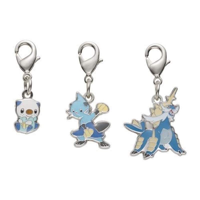 Pokemon Center Original Metal Keychain Series – Oshawott 501 – 502 – 503
