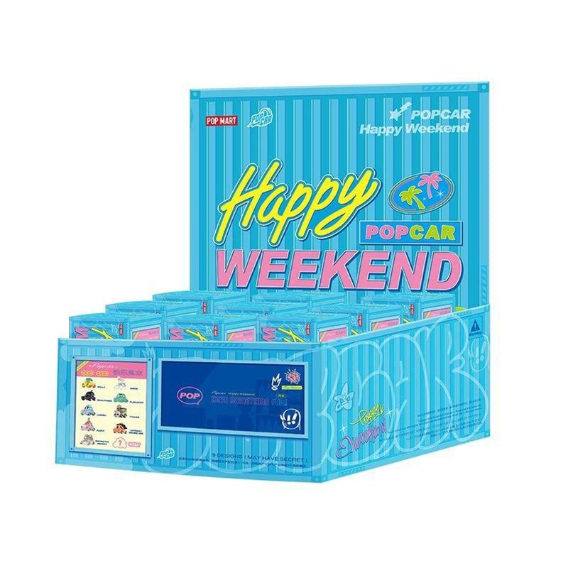 POP-MART Popcar Happy Weekend Series Figure (9 BOX RANDOM)