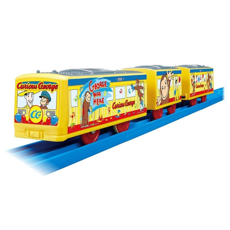 Takara Tomy Plarail Curious George Wrapping Train