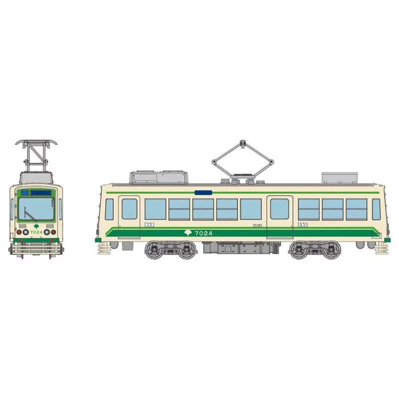 Tomytec Tokyo Metropolitan Bureau of Transportation Type 7000 (Updated Car/New Painting/Destination Sign Specification) (N scale)