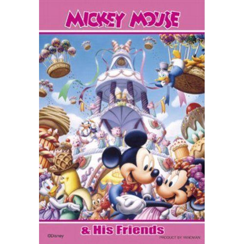 Yanoman 98-321 Jigsaw Puzzle Dance Party (Mickey & Friends) (204 Pieces)