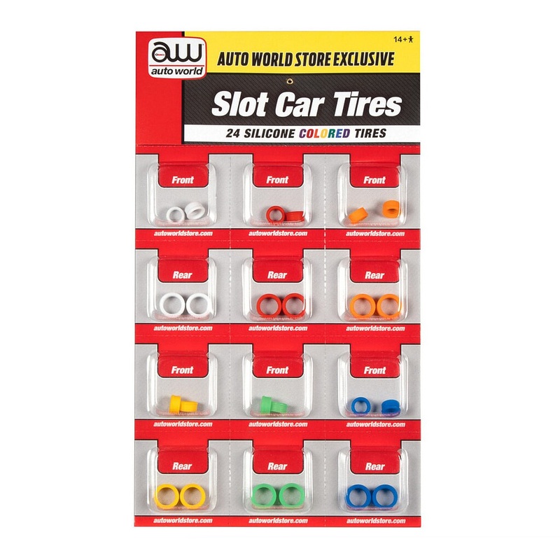 4-Gear Color Silicone Tire Set