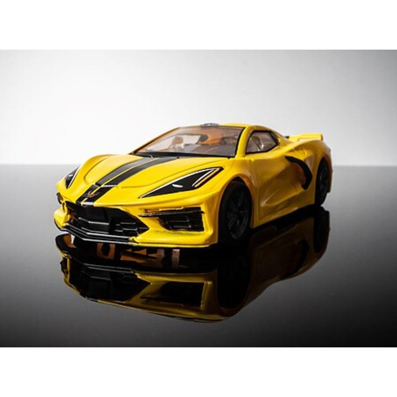 Corvette C8 Accelerate Slot Car (Yellow)
