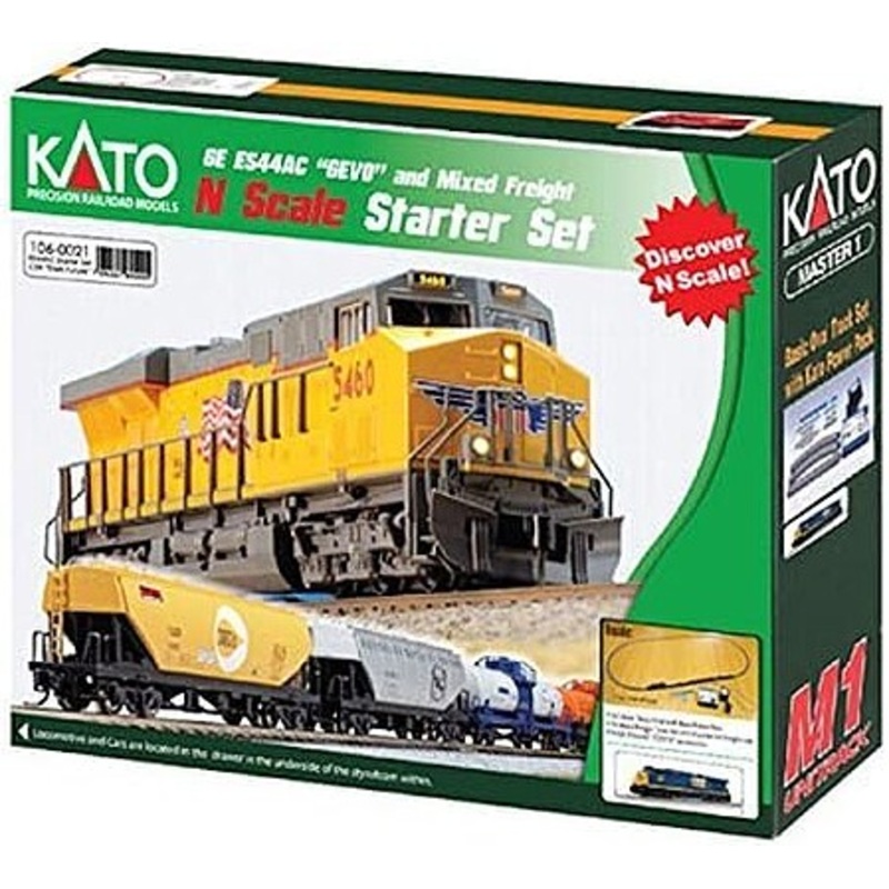 GE ES44AC Gevo Mixed Freight Starter Set – CSX Loco, 6 Cars