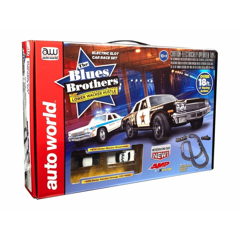 18′ Blues Brothers Lower Wacker Hustle Slot Race Set