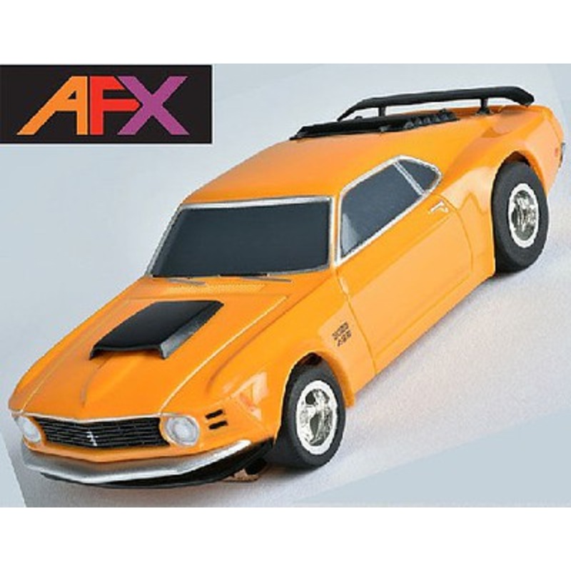 1970 Mustang Boss 429 Slot Car (Orange)