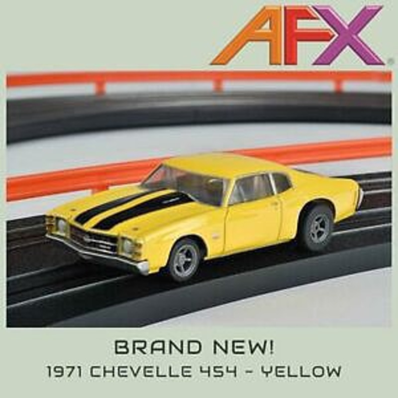 1971 Chevelle 454 Slot Car (Yellow)