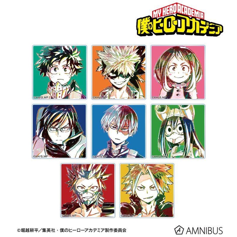arma bianca My Hero Academia Trading Ani-Art The 1st Edition Acrylic Tile 8pcs Complete Box