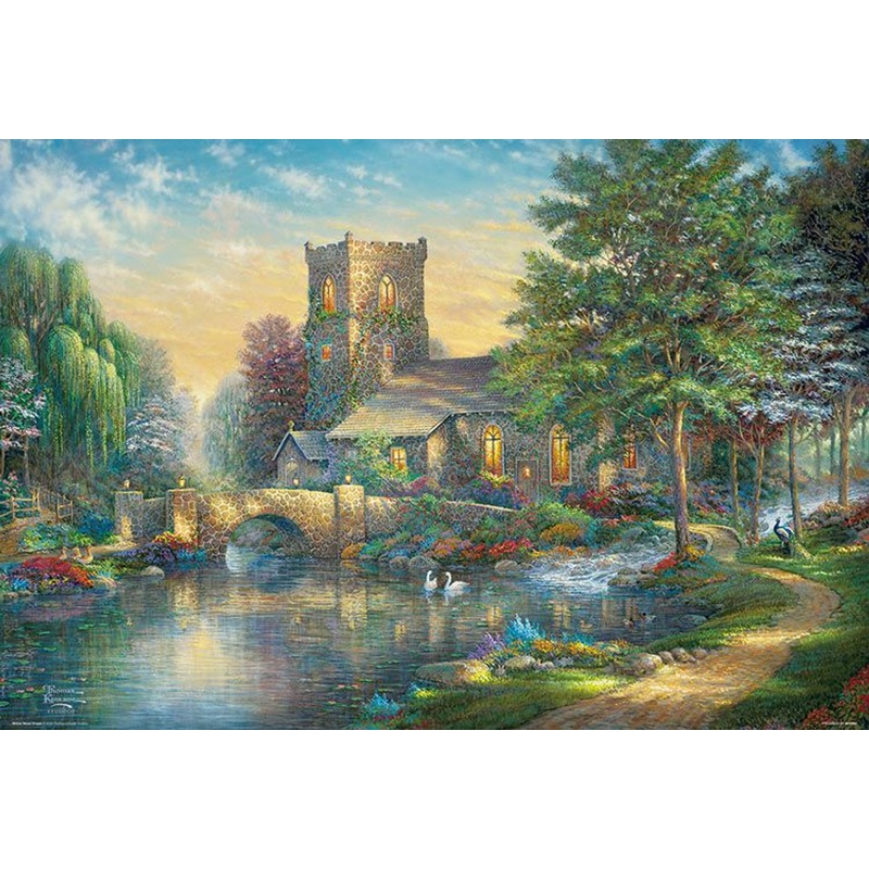 Beverly Jigsaw Puzzle Willow Wood Chapel (1000 Pieces)
