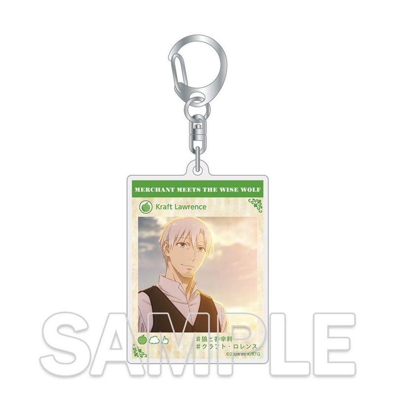 KADOKAWA Spice and Wolf: Merchant Meets the Wise Wolf SNS Style Acrylic Keychain Lawrence