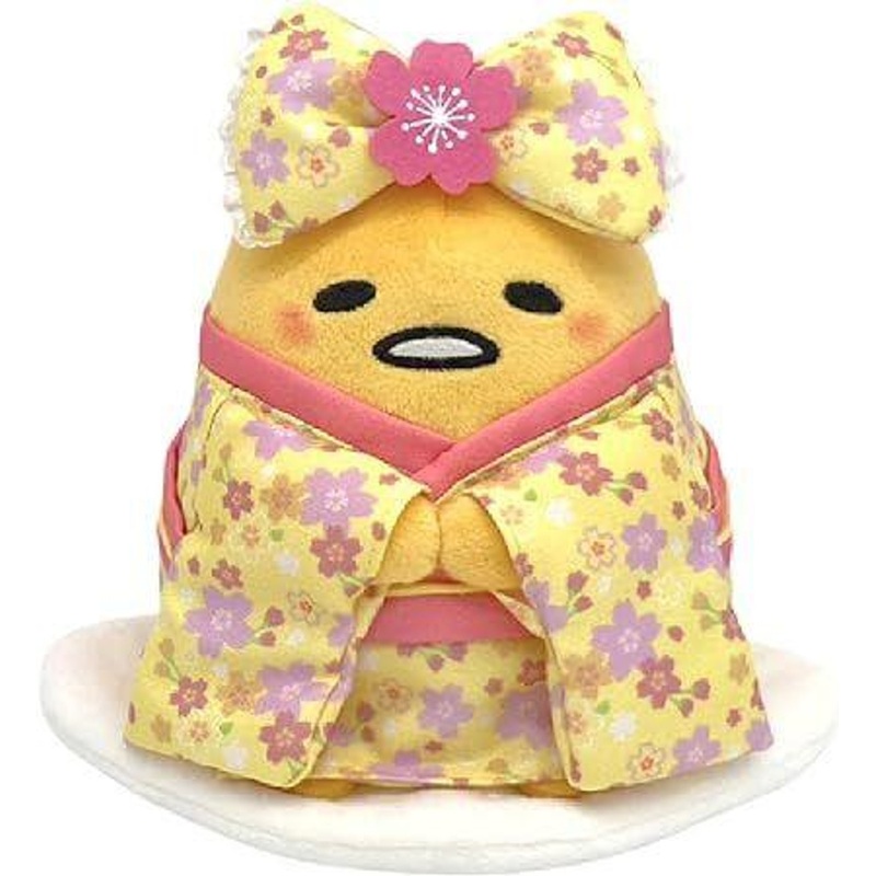 Nakajima Sanrio Plush Sakura Kimono Gudetama