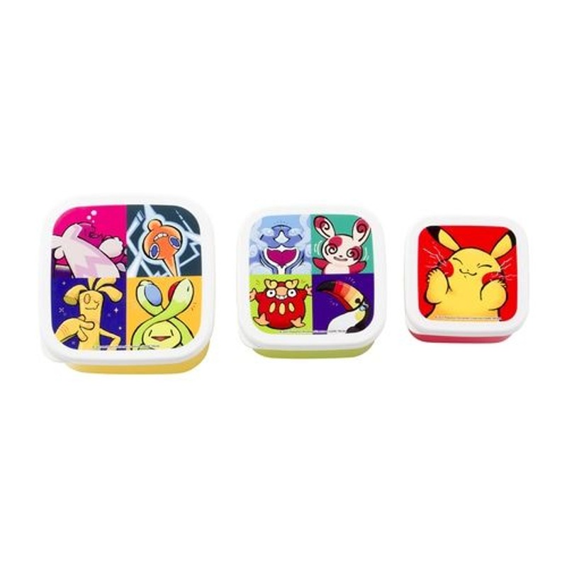 Pokemon Center Original Set of 3 Lunch Box (What’s your charm point?)