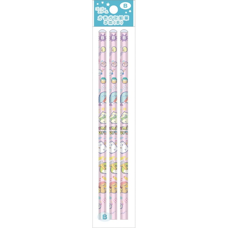 San-x Sumikko Gurashi B Pencil Set of 3 – Go! Go! School!