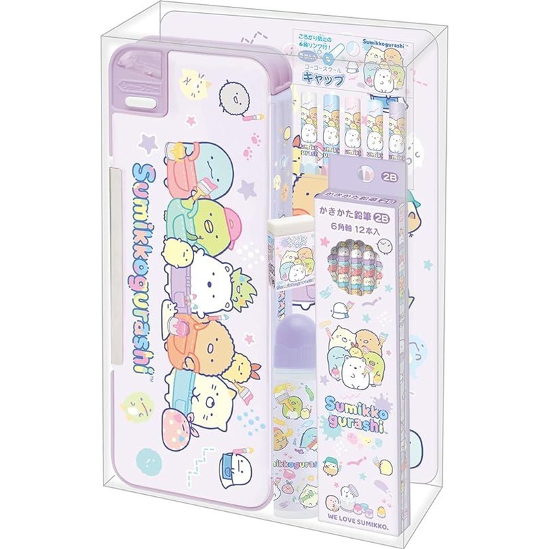 San-x Sumikko Gurashi Stationery Gift Set – Go! Go! School!