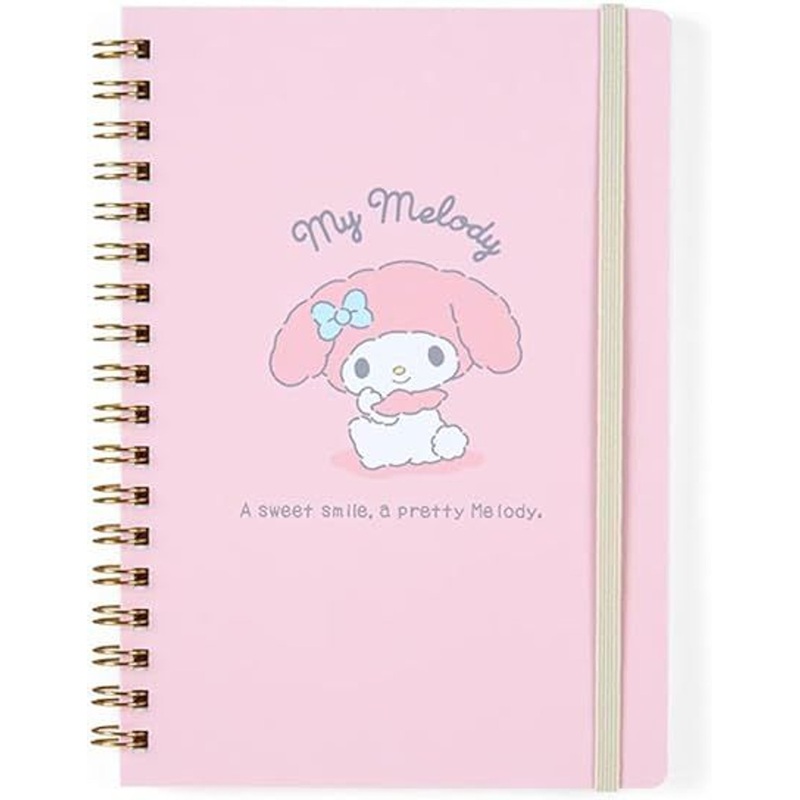 Sanrio B6 Size Ring Notebook My Melody (Plushie Design Stationery)