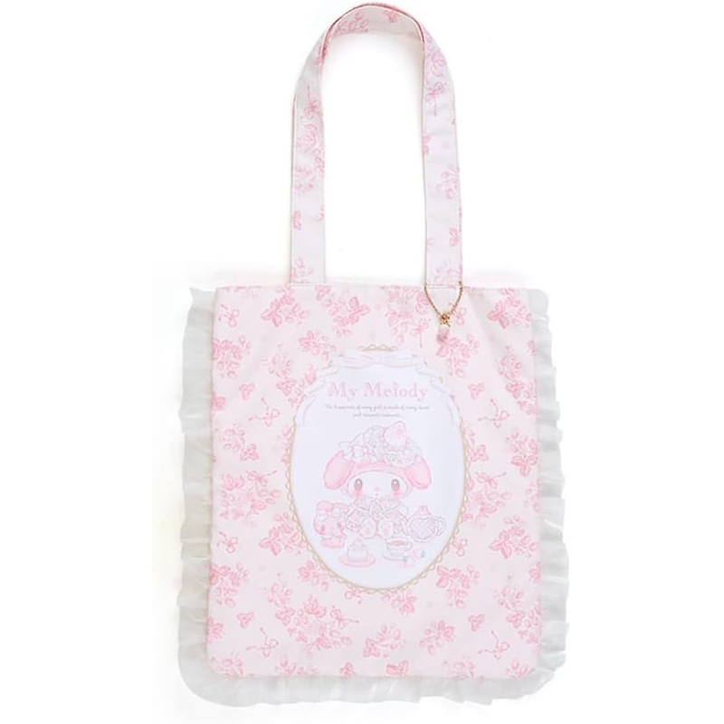 Sanrio Tote Bag My Melody (White Strawberry Tea Time)