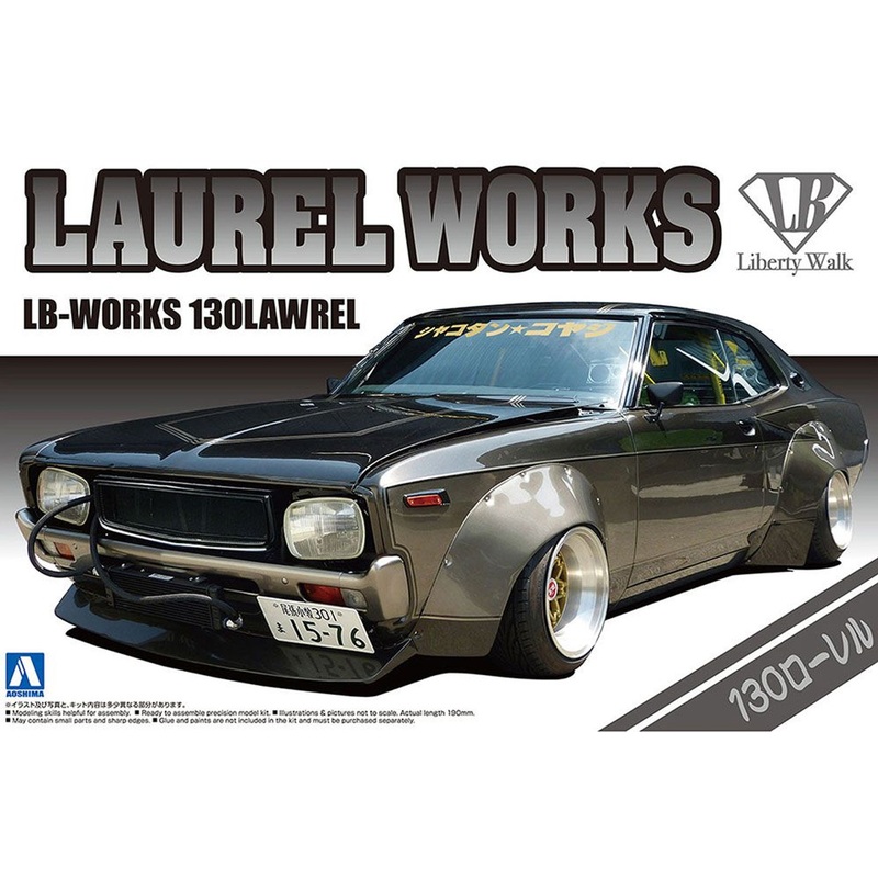 Aoshima 1/24 LB Works 130 Laurel Plastic Model