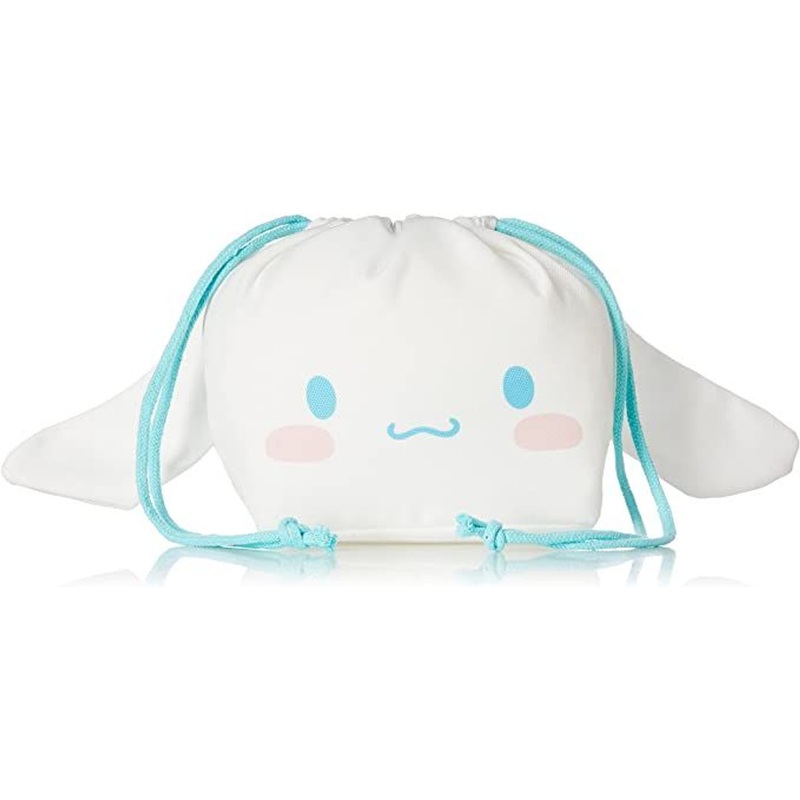 T’s Factory Sanrio Face Drawstring Pouch Cinnamoroll