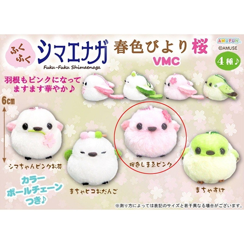 Amuse Fukufuku Shimaenaga Spring Color Biyori Sakura VMC Sakura Iro Shimae Pink