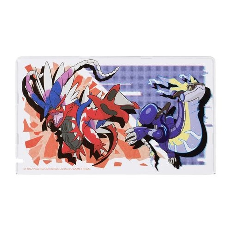 Pokemon Center Original Scarlet Violet Dock Cover for Nintendo Switch Koraidon & Miraidon