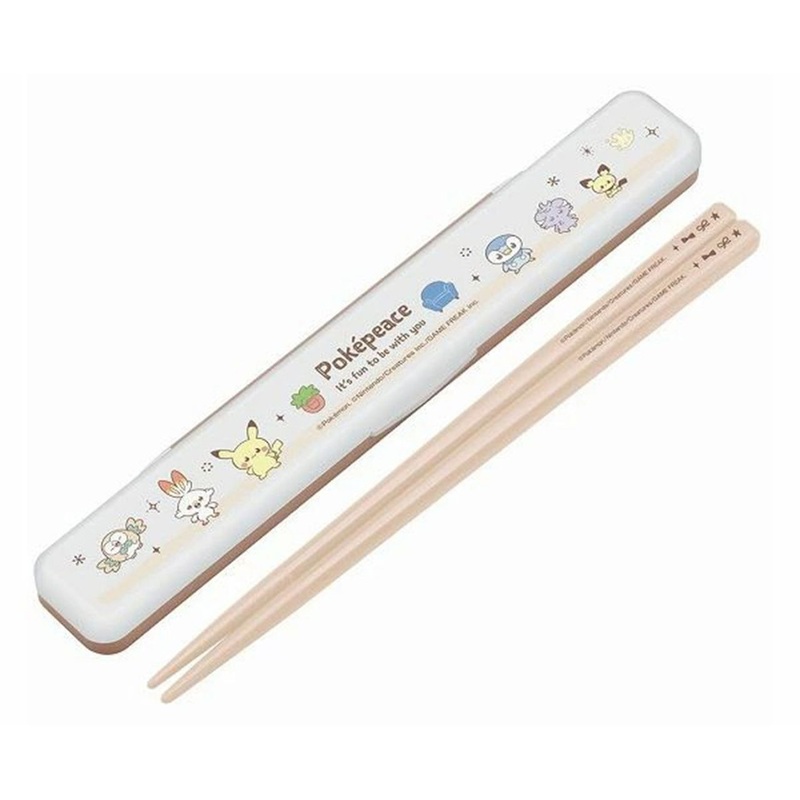 Skater Pokemon Center Chopsticks with Case Set PokePeace