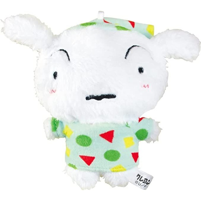 T’s Factory Crayon Shin-chan Plush Toy Mascot Shiro/Pajamas
