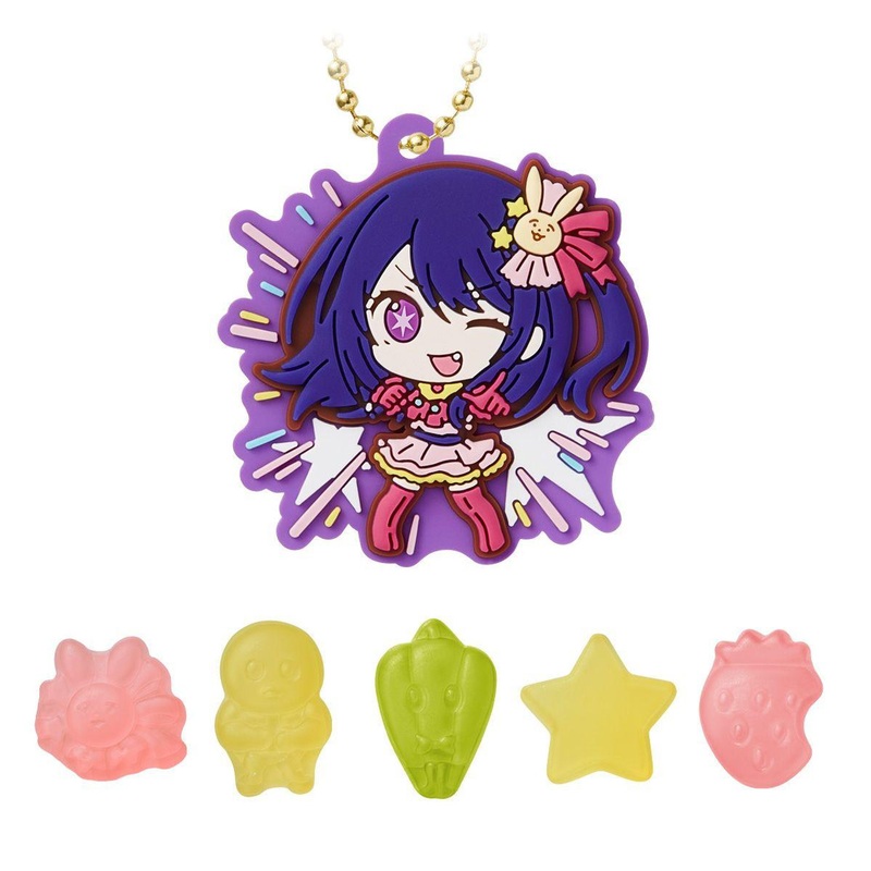 Bandai Candy Oshi no Ko Rubber Mascot Gummy 12pcs Box