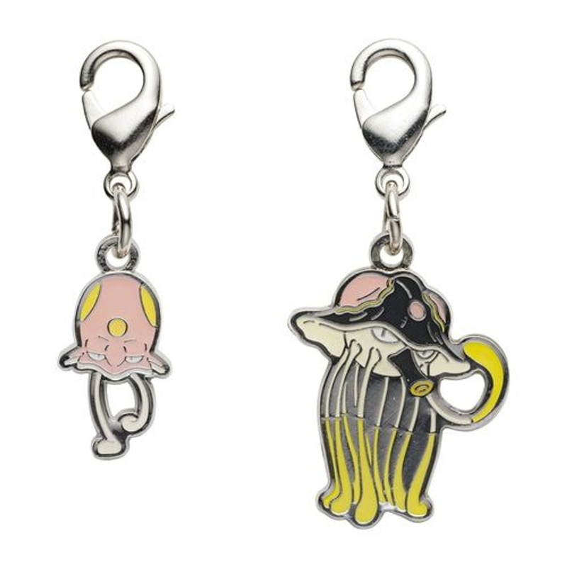 Pokemon Center Original Nationwide Pokedex Metal Charm Set / Toedscool Toedscruel (948, 949)