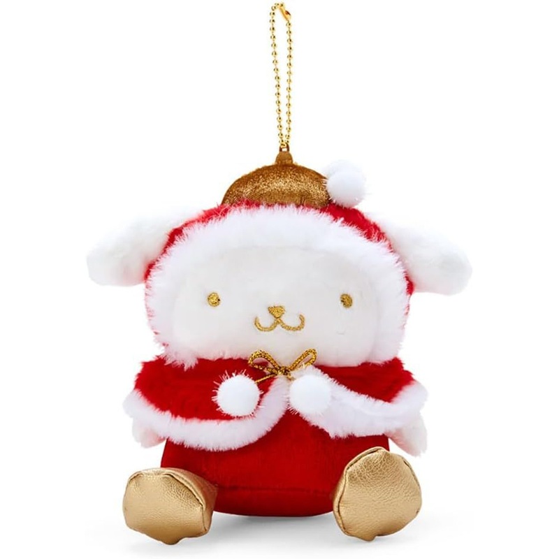 Sanrio Mascot Holder Pom Pom Purin (Christmas)
