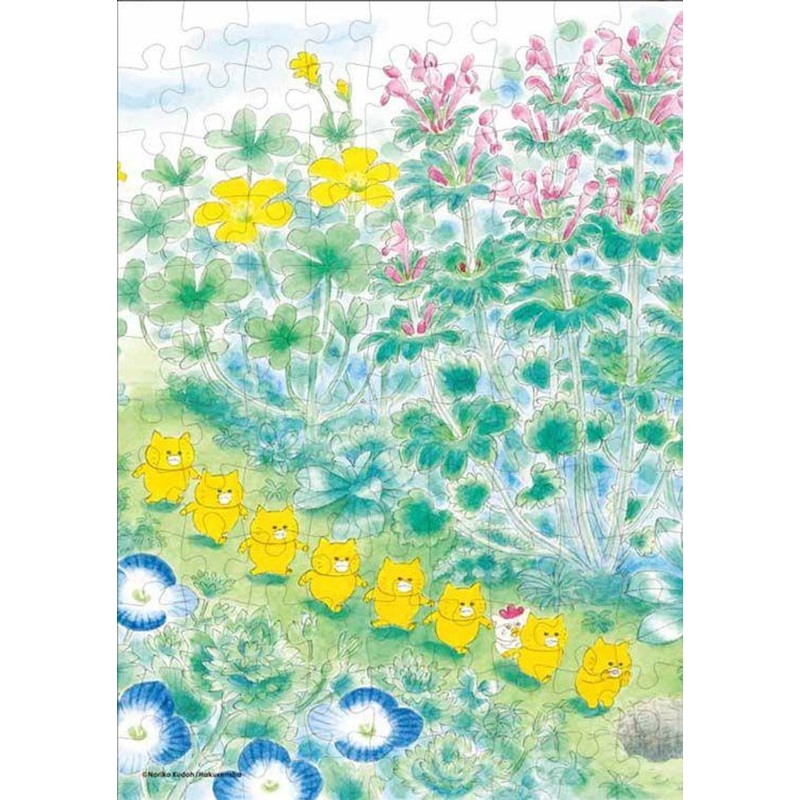 Tenyo MB108-130 Jigsaw Puzzle Noraneko Gundan (108 Pieces)