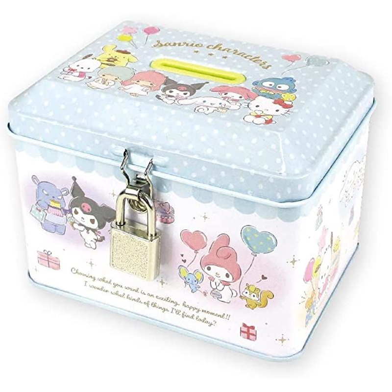 T’s Factory Piggy Bank with Key Lock Sanrio – Shopping