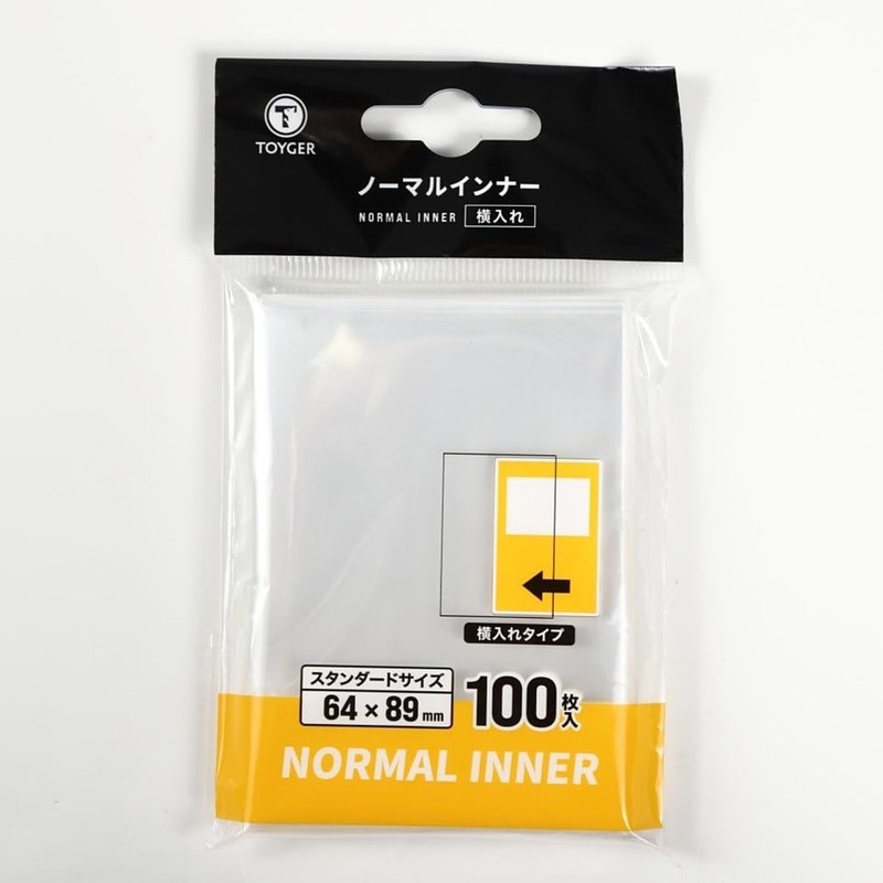 Toyger Normal Inner [Super Snug Fit Card Protector Inner Sleeve] 100 Pieces (Side Entry)