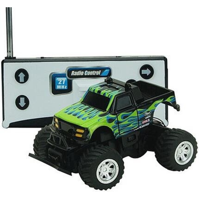 1-58 R/C Baja Racer Black w/flames 2.4g