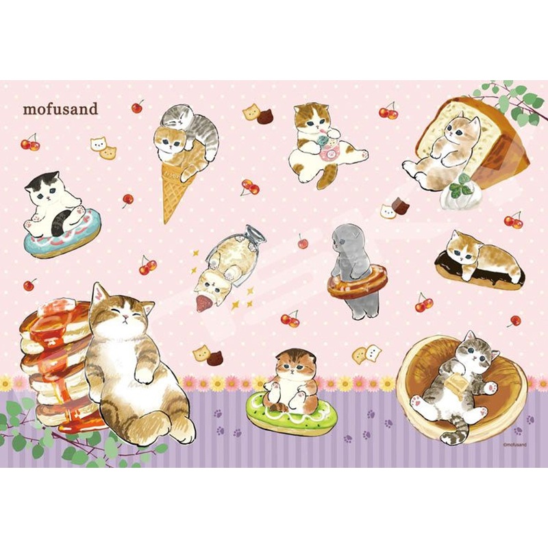 Ensky 208-094 Jigsaw Puzzle Mofusand Cat Sweets (208 Pieces)