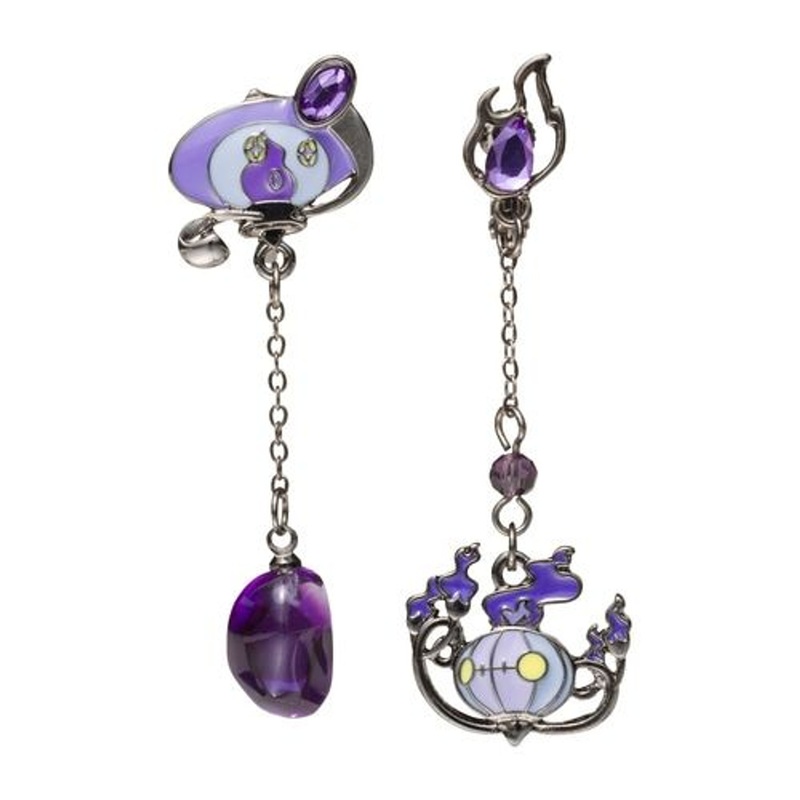Pokemon Center Original Pokemon Center Original Evolution Earrings Lampent > Chandelure