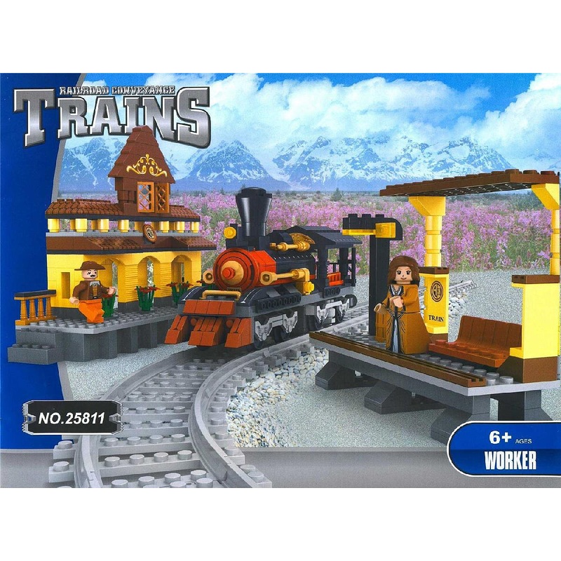 Steam Loco Train Station 462p