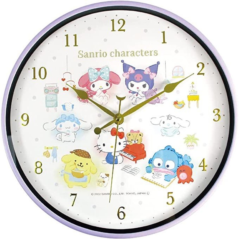 T’s Factory Sanrio Wall Clock Sanrio Characters Happiness My Room