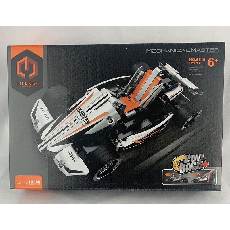 Tech Bricks Pull-Back Kart 187pc