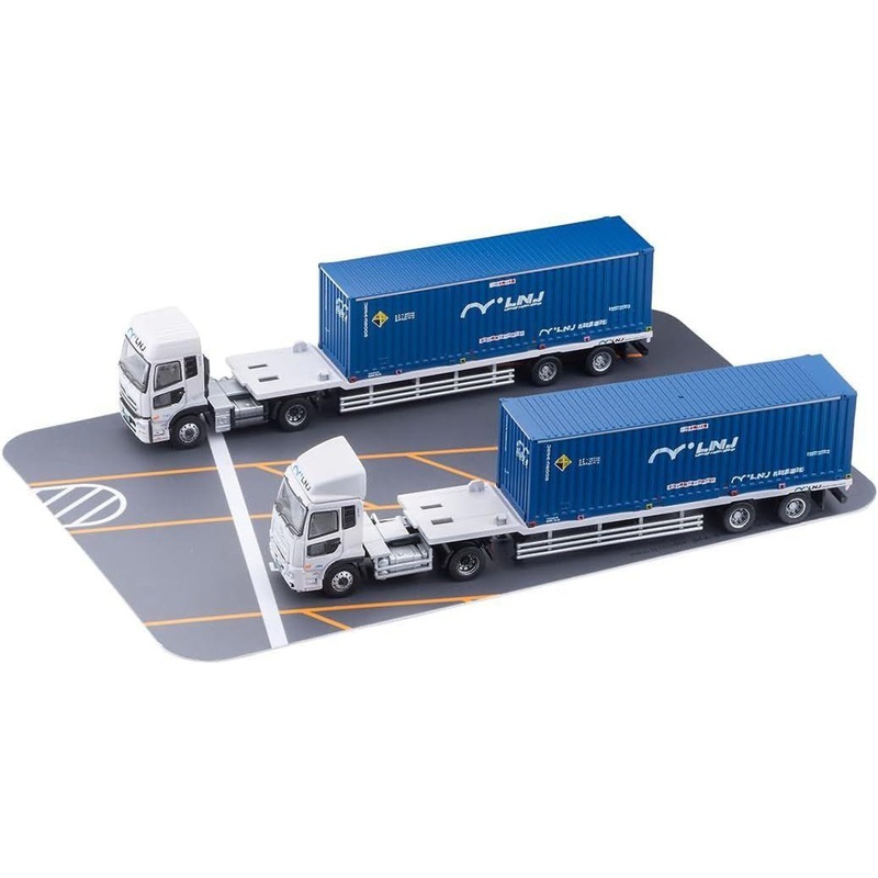 Tomytec The Trailer Collection Loginet Japan 31ft Container 2 Trailers Set (N scale)