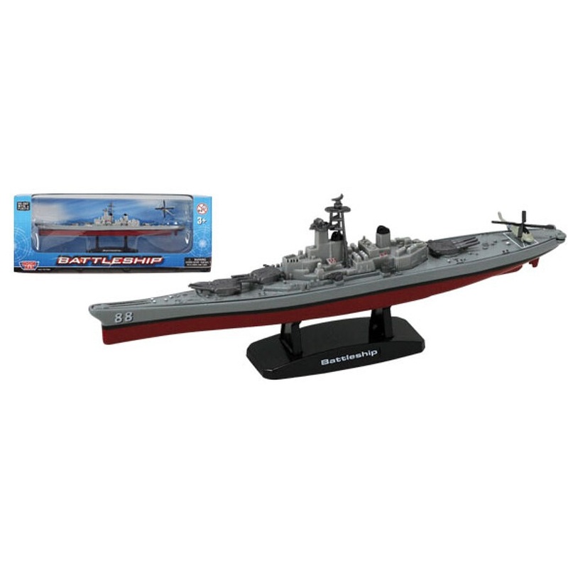 9” Battle Zone Battleship Playset (Plastic/Die Cast)