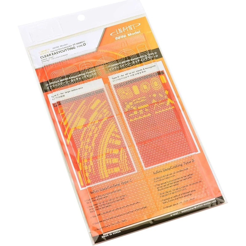INFINI Model Easy Cutting Sheet D Transparent (45-60 Degree)