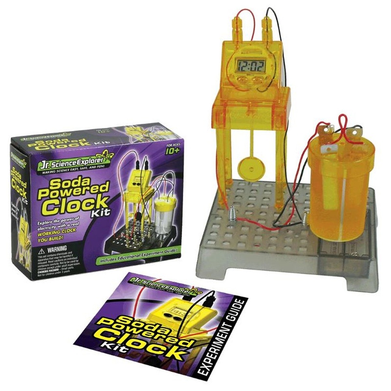 Jr Science Explorer Soda Powered Clock Experimental Kit
