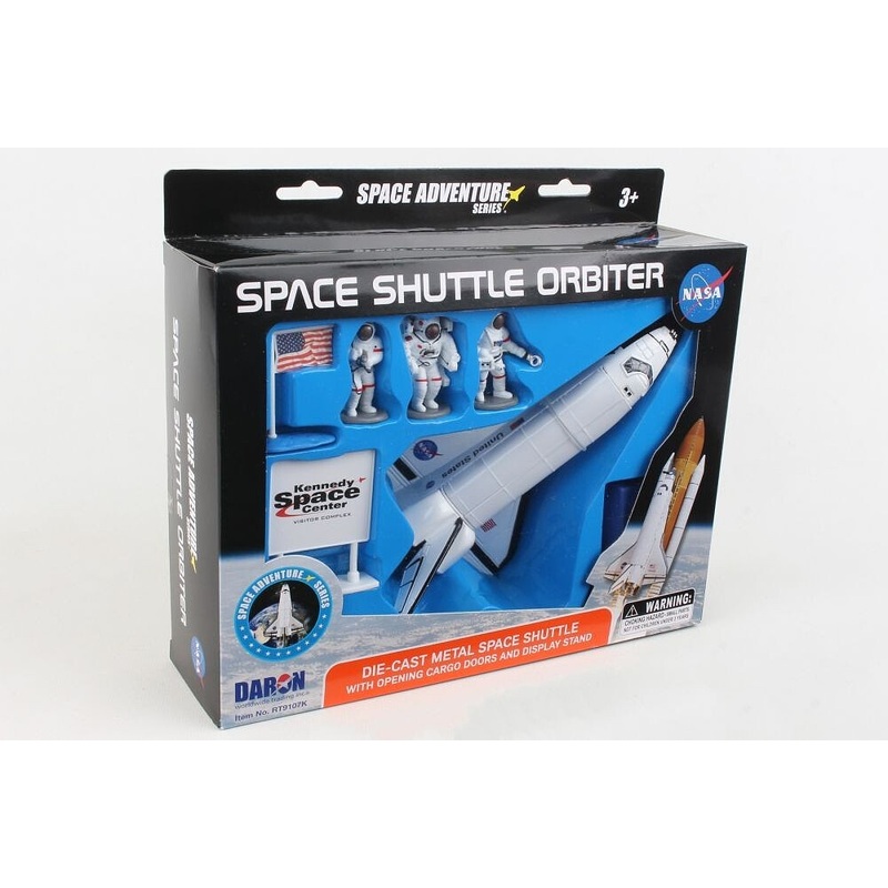 NASA Space Shuttle Orbiter Plastic/Die Cast Playset (6pc)
