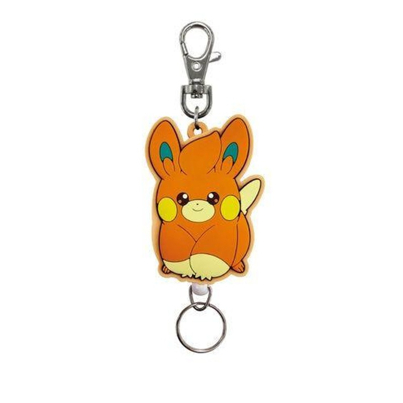 Pokemon Center Rubber Reel Keychain Pawmi