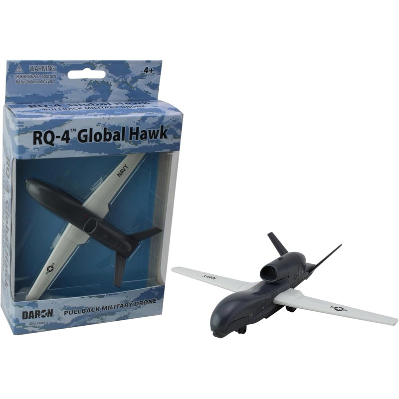 RQ4 Global Hawk Navy Drone (Plastic)