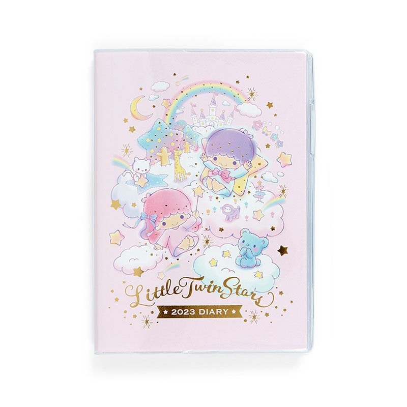 Sanrio B6 Diary 2023 (Block Type) Little Twin Stars