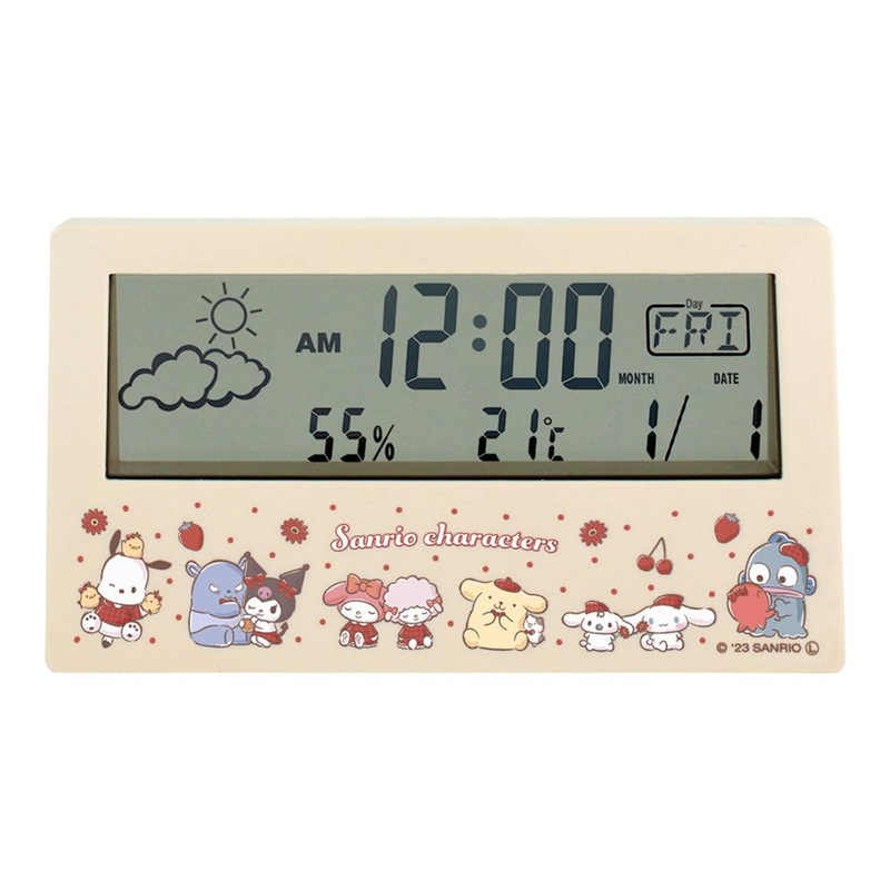 T’s Factory Sanrio Multi-Function Digital Clock / Friends and Memories