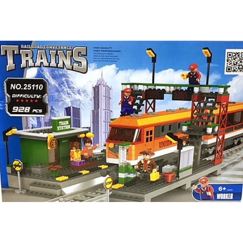 Passenger Train & Station 792p